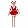 Hinleise Vêtements de poupée de Noël pour poupée 1/3 60 cm