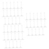Operitacx 16 Pièces Stand Debout De Poupée Support De Stent pour Poupées Porte-poupée 1 Accessoires pour Figurines à Léchell