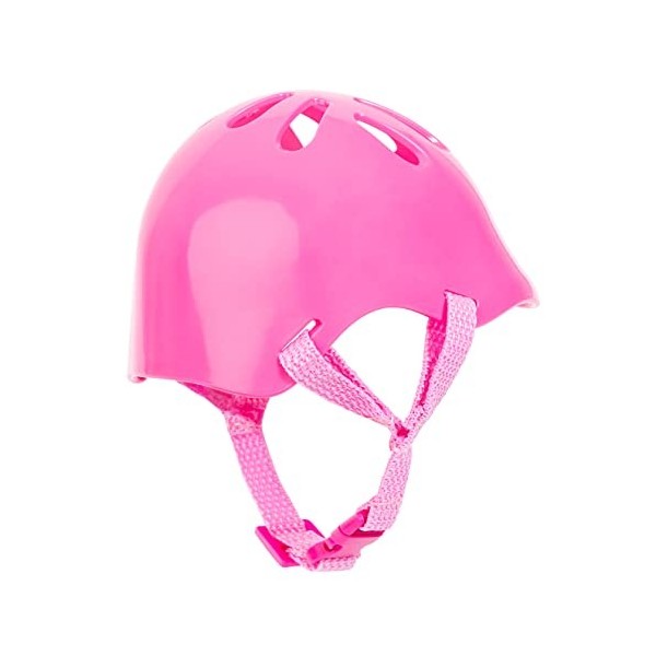 Bayer Design-79603AA Casque de vélo pour poupées, 79603AA, Rose