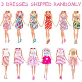 FCXQG 63 Pcs Vêtements & Accessoires De Poupée Vetement Poupee Accessoire Barby Vetement Habits Barby Vetement Poupee 14 Tenu