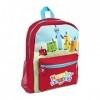 Numberblocks Sac à dos pour enfant 4 pièces comprenant sac à déjeuner, bouteille deau et trousse, Rouge