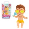 CICCIOBELLO Amicicci, Bébé avec Expressions rigolotes, Série Plage, Lunettes changent de Couleur et Accessoires, Modèle Fille