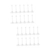Toyvian 12 Pièces Stand Debout De Poupée Base Daffichage De Poupées Présentoir De Poupée Support De Rangement Transparent po