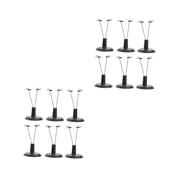 Toyvian 6 Pièces Support Transparent Corps Mannequin pour Vêtements Table Présentoir Support De Support De Poupée Support De 
