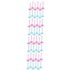 Toyvian 24 Pièces Mini Jouets Accessoires pour Filles en Plastique Bébé Poupée Poupées Support Stand Support De Modèle De Pou