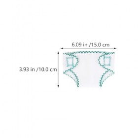 Toyvian 6 Pièces Couches Lavables Fille Accessoires USA Vêtements Bavoir pour Bébé Nous Jouets Fille Jouets Bébé Poupées Poup