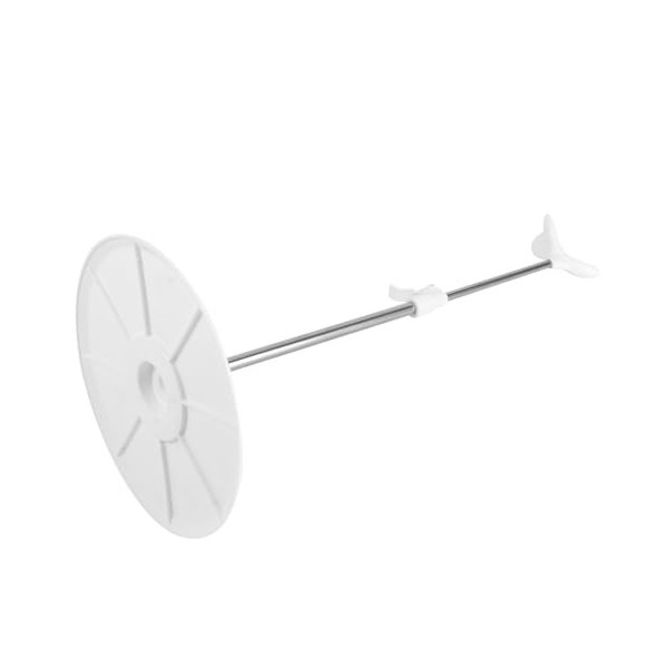 Amosfun 1Pc Étagères Blanches Lori Poupées Support Miniature Support en Métal Jouet Bébé Poupée Support De Support De Marionn