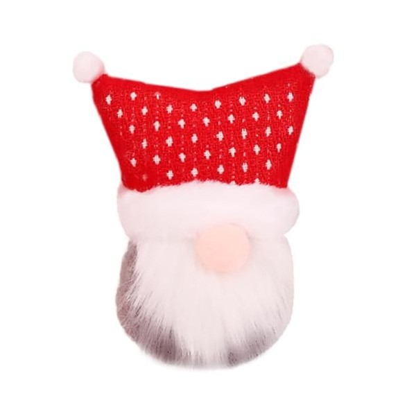 Abaodam 1Pc Décorations De Noël Bureau Topper Décor De Table Ornements De Noël Petit Vieil Homme Poupée Dessin Animé Poupée O