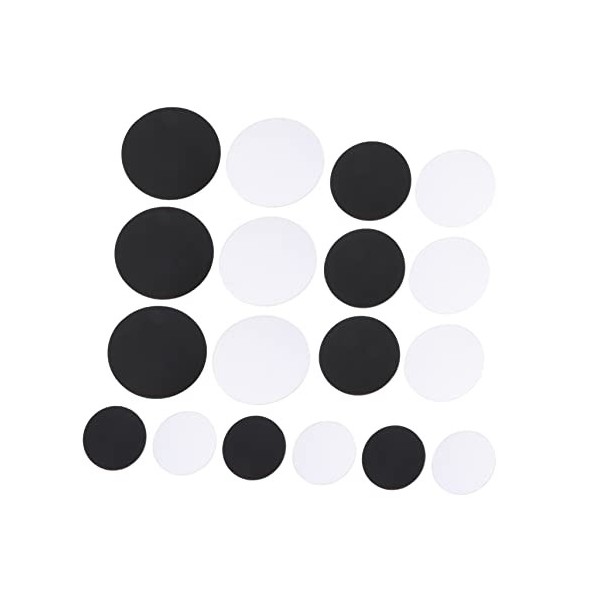 ibasenice 18 Pcs Base dargile Poterie Poupée Modèle Base Poupée Rack Base De Poupée dargile Poupée dargile Affichage Base 