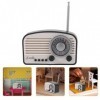 Zerodeko Radio De Maison De Poupée 1Pc Radio Miniature pour Maison De Poupée 1 12 Modèle De Radio en Plastique Meubles Miniat