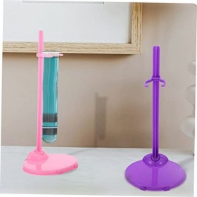 Toyvian 24 Pièces Pince Debout De Poupée Mini Jouets pour Filles Support De Mannequin Poupées Fille Support De Support De Pou