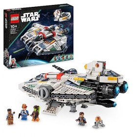 LEGO 75357 Star Wars Ghost et Phantom II, Comprenant 2 Véhicules Ahsoka en Briques, Un Vaisseau à Construire de Noël et 5 Per