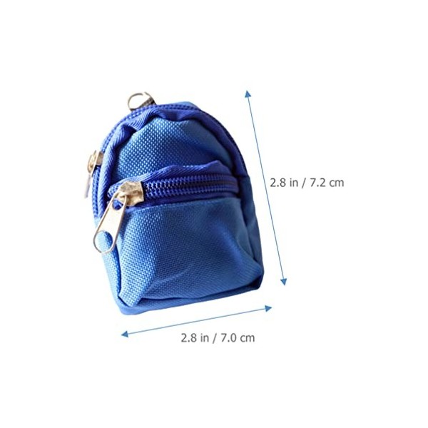 Gadpiparty Organisateur 3 Pièces Poupée À Mini Fermeture Éclair Sacs De Poupée Mignon Sacs Décole Accessoires De Maison De P