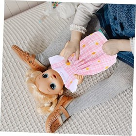 Toyvian 4 Ensembles Vêtements De Poupée Belles Tenues De Poupée Mini Robes De Poupée Enfant Jouer à Faire Semblant Poupée Dég