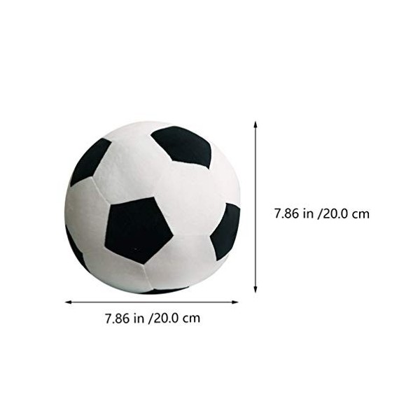 Toddmomy 1 Pc Jouet en Peluche De Football Cadeaux De Football pour Les Garçons Balles De Sport Poupée De Football Coussins D