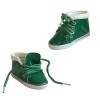 The New York Doll Collection Jaune Brillant Cuir Poupée Baskets Sport Chaussures pour 18 Pouces / 46 cm Poupées - sadapte Mo