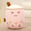 Dreafly Bubble Tea Peluche Poupée Coussin en Peluche 24 cm Dessin animé Peluche Poupée Tasse de Thé Coussin câlin Enfants Jou