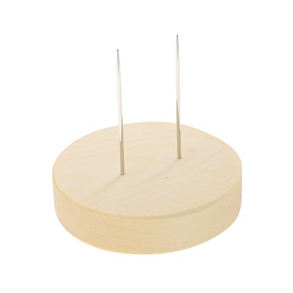 Toddmomy Base Daffichage De Poupée Socle en Bois De Diamètre Support Portatif Feutrage De Petites Poupées Joints De Poupée e