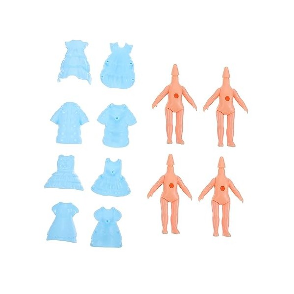ibasenice 12 Pièces Corps De Poupée Princesse Fille Jouer Jouet Poupée De Corps Féminin Poupée Articulée Mobile Accessoires D