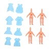ibasenice 12 Pièces Corps De Poupée Princesse Fille Jouer Jouet Poupée De Corps Féminin Poupée Articulée Mobile Accessoires D