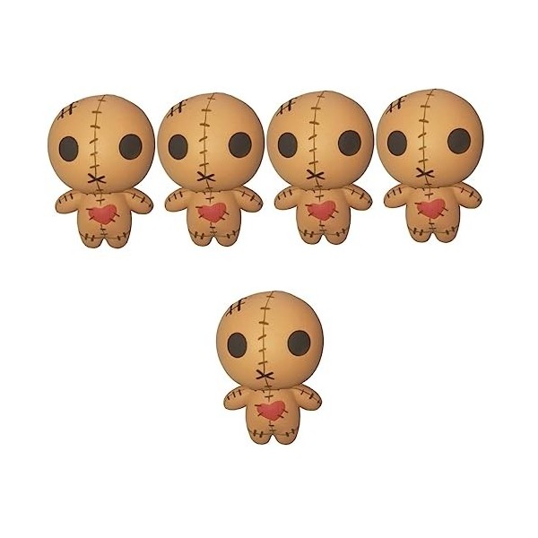 Toyvian Jouets dhalloween 2 Pièces Poupée Vaudou Jouet Poupée en Peluche Jouets dhalloween Poupée Effrayante Presser Poupée