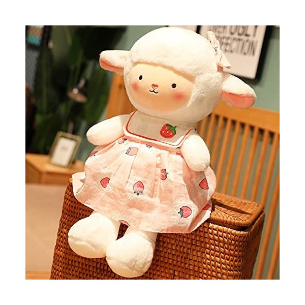 Adorable Petite poupée de Mouton Super Adorable poupée endormie poupée endormie poupée en Tissu Cadeau de poupée dalpaga Pin