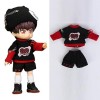 XiDonDon 1/12 BJD vêtements de poupée Haut + Pantalon Ensemble daccessoires de poupée pour OB11, Corps de poupée de 4,3 Pouc