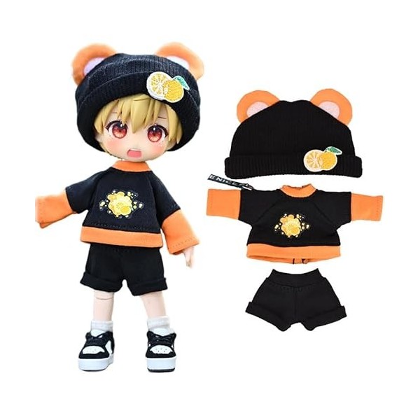 XiDonDon 1/12 BJD poupée vêtements Costume de Mode pour ob11 cgc body9 Jouets poupées Accessoires multicolored5 