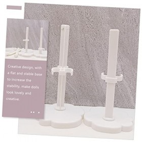 ibasenice 12 Pièces Support De Poupée Fille Poupées Présentoirs en Plastique Support De Bureau Action Figure Présentoir Poupé