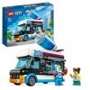 LEGO 60384 City Le Camion Ã€ Granités du Pingouin, Jouet Camion pour Enfants De 5 Ans, Jeu De Véhicule DÃ‰té avec Figurines,