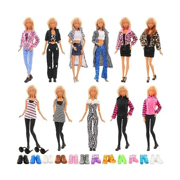 EPIN | Set de Vêtements Barbie | Vêtements de poupée | vêtements |  Vêtements de poupée | bol