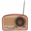 Zerodeko Radio De Maison De Poupée 1Pc Radio Miniature pour Maison De Poupée 1 12 Modèle De Radio en Plastique Meubles Miniat