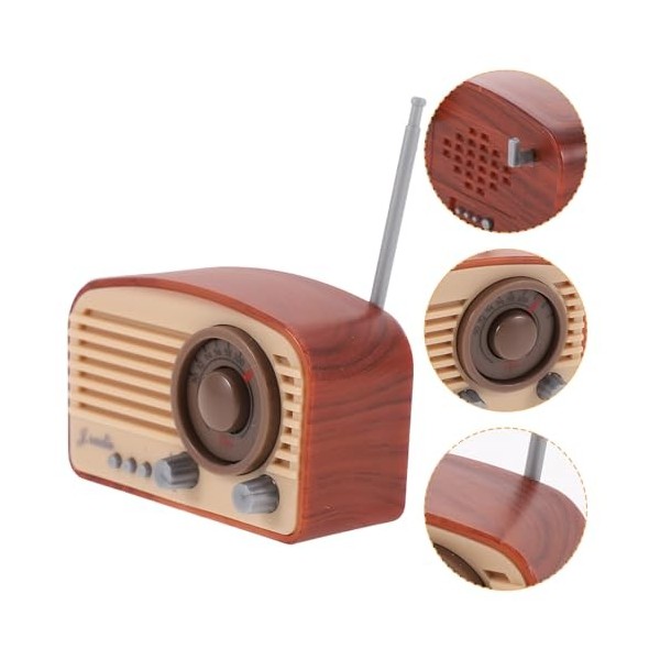 Zerodeko Radio De Maison De Poupée 1Pc Radio Miniature pour Maison De Poupée 1 12 Modèle De Radio en Plastique Meubles Miniat