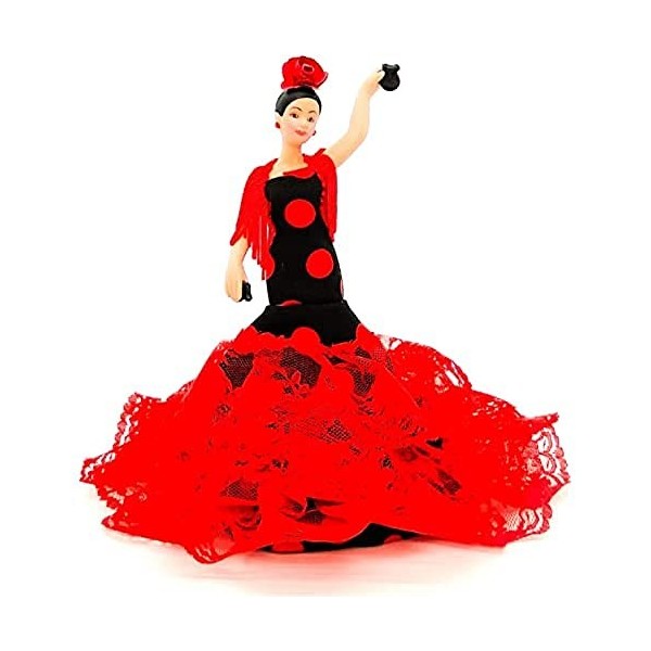 Folk Artesanía- Flamenca Poupée Flamenco, 720NR
