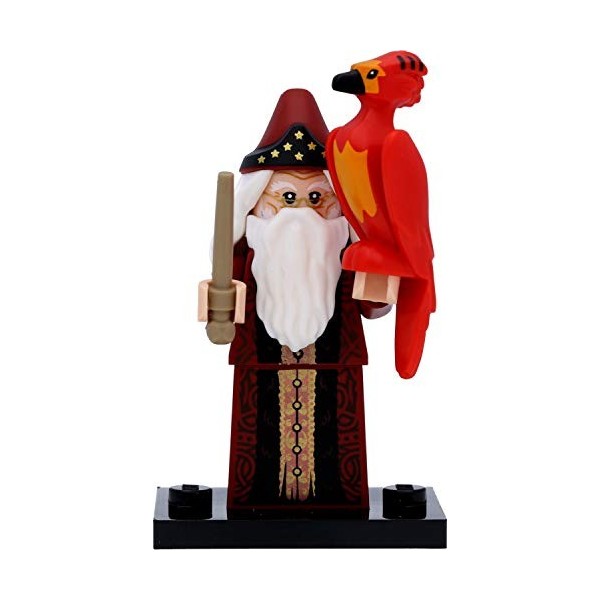 LEGO 71028 Figurine Harry Potter dans une boîte cadeau 2 Albus Dumbledore & Phénix Fawkes