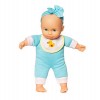 Jolie poupée de bébé avec corps souple pour garçon - À partir de 1 à 2 ans bleu avec bandeau .