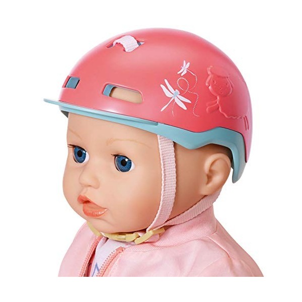 Baby Annabell Active Casque de Vélo pour Poupée de 43 cm - Garde la Poupée en Sécurité - pour les Petites Mains, Jeu Créatif 