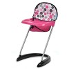 Hauck Seggiolone Pappa per Bambole fino a 43 cm con Vassoio, Pink Dots