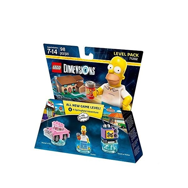 Figurine Lego Dimensions - Homer Simpson - Les Simpson : Pack Aventure