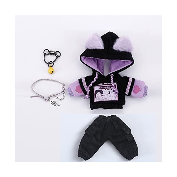 Generic OB11 vêtements Chat Pull à Capuche Manteau pour OB, Molly,GSC, YMY, 1/12bjd poupée vêtements Accessoires OB vêtements