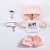 Generic OB11 vêtements Chat Pull à Capuche Manteau pour OB, Molly,GSC, YMY, 1/12bjd poupée vêtements Accessoires OB vêtements
