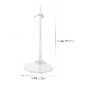 Totority 10 Pièces Poupée Support DAffichage Supports Présentoirs Présentoir Béquille Poupée Support Cadre Vertical Poupée S