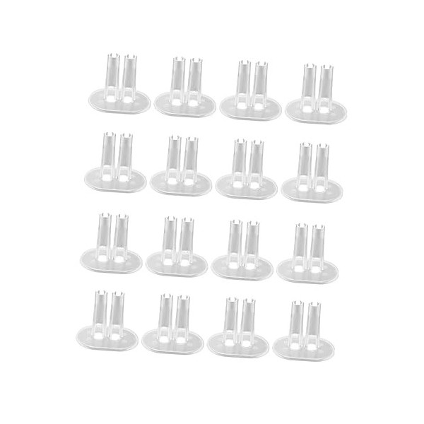 ibasenice 16 Pièces Support Auxiliaire Debout Accessoires De Jeu Figurines Accessoires Support en Plastique Poupée Présentoir