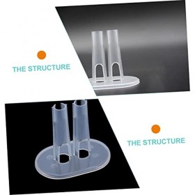 ibasenice 16 Pièces Support Auxiliaire Debout Accessoires De Jeu Figurines Accessoires Support en Plastique Poupée Présentoir