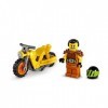 LEGO 60297 City La Moto de Cascade Démolition, Ensemble Moto Jouet à Rétrofriction pour Enfants +5 Ans avec Figurine Wallop