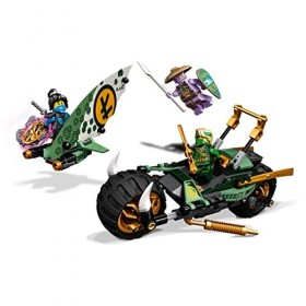 LEGO 71745 Ninjago La Moto de la Jungle de Lloyd, Jouet de Construction, avec Véhicule 2-en-1, et Les Minifigurines Lloyd et 
