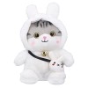 Mokernali Belle Poupée De Chat en Peluche, Peluche Douce Et Pelucheuse en Coton PP, Jouet en Peluche en Forme De Carton, Orei