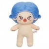 KieTeiiK Poupée en Peluche Lifelike-Reborns pour Enfants Poupée Nue 8 Pouces avec Cheveux Poupée Douce en Peluche Décoration 