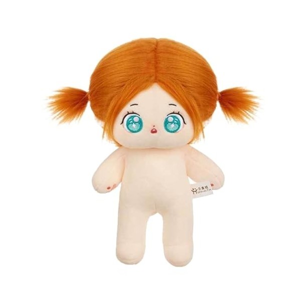 KieTeiiK Poupée en Peluche Lifelike-Reborns pour Enfants Poupée Nue 8 Pouces avec Cheveux Poupée Douce en Peluche Décoration 