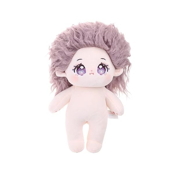 KieTeiiK Poupée en Peluche Lifelike-Reborns pour Enfants Poupée Nue 8 Pouces avec Cheveux Poupée Douce en Peluche Décoration 